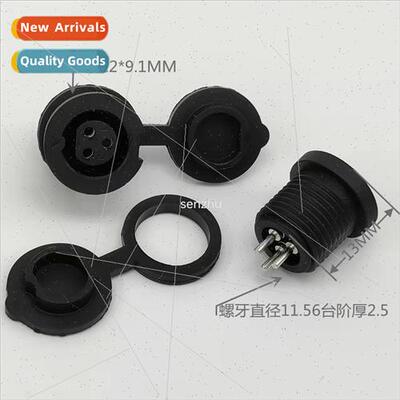 XLR Microphone socket small 3/3 pole lhium battery socket wh