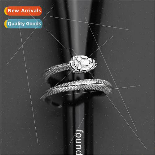 New chibi silver snake ring men model nd vintage single ring