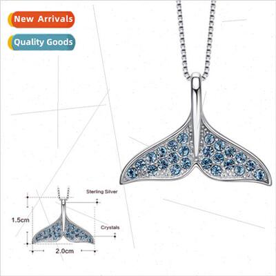 Fishtail necklace fashion simple chain necklace fresh jewelr