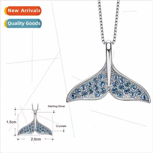 Fishtail necklace fashion simple chain necklace fresh jewelr