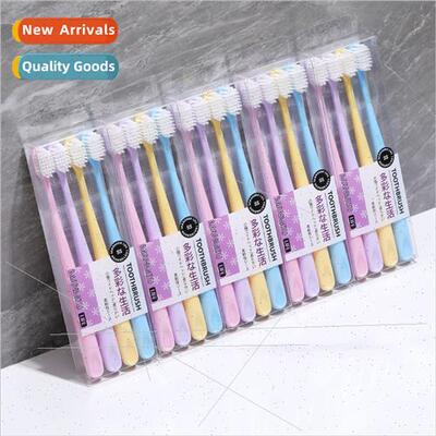 Candy Color Soft Bristle Toothbrush适用Home Use 4pcs Couple