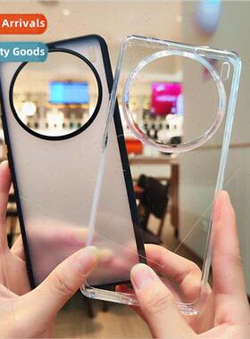 适用VIVOx100 phone case frosted armor ice crystal transparen