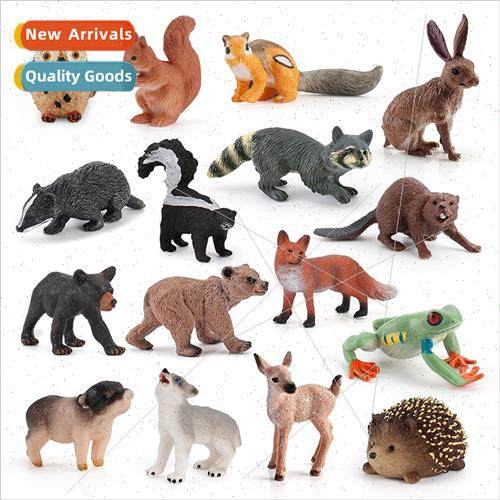 Forest wild mini animals children day gift birthday cake dec