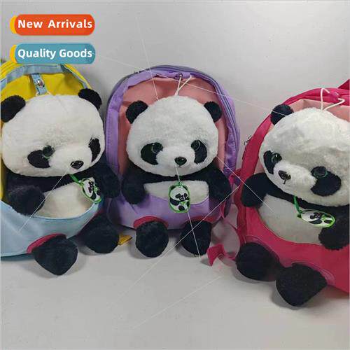 new panda backpack cute panda baby out children travel backp