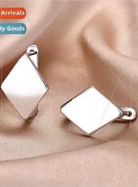 New nd gold diamond earrings women Europe niche sense studen