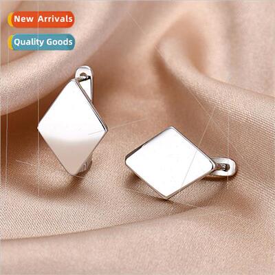 New nd gold diamond earrings women Europe niche sense studen