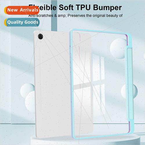 适用samsung s9 leather case 11 inch protective case pen tri-