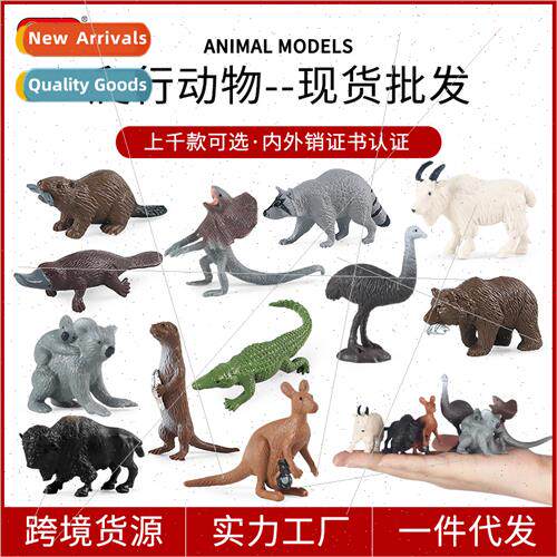 Wild reptile model mini lizard crocodile kangaroo koala brow