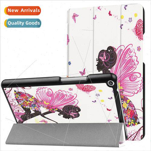 适用Huawei MediaPad T3 8.0 Leather Case KOB-L09 Tri-fold Lea