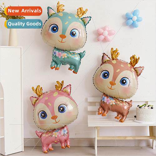 Jungle Sentie Deer Balloon Jungle Animal Cartoon Shape Moose