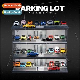 model garage Parking elevator scene simulation