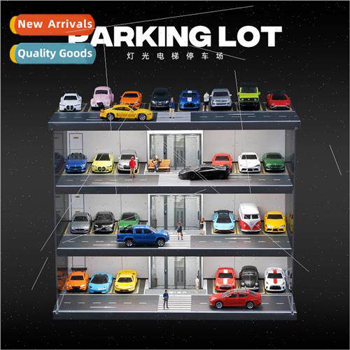 Parking model scene 1:64 simulation elevator garage scene wh