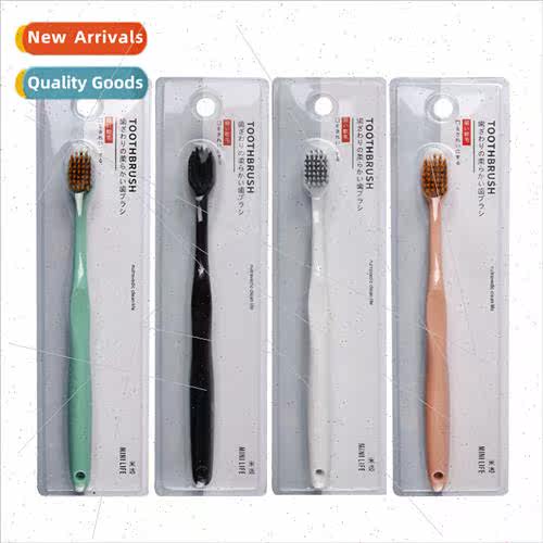 New Healthy Teeth Wide Head Adult Toothbrush Home Portable C