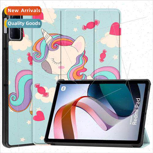 适用Tablet Case RedmiPad10.6 Tri-fold Case Colorful Hard Cas