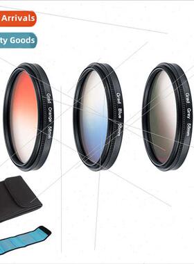 37 52 58 67 77 82 Grad Orange+Blue+Gray+Three pcs Bag Grad L