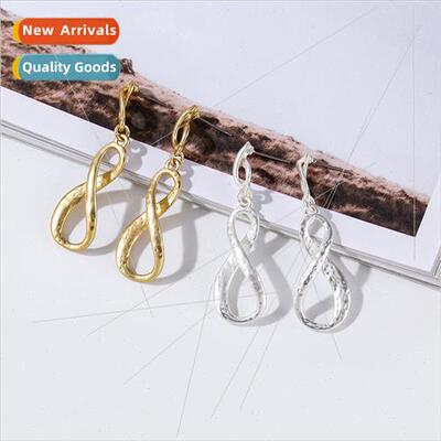 Europe Women Twisted Figure 8 Frosted Effect Women Hundred E