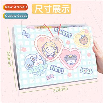 A4 organ bag cute folder opening school paper organizer 12 l