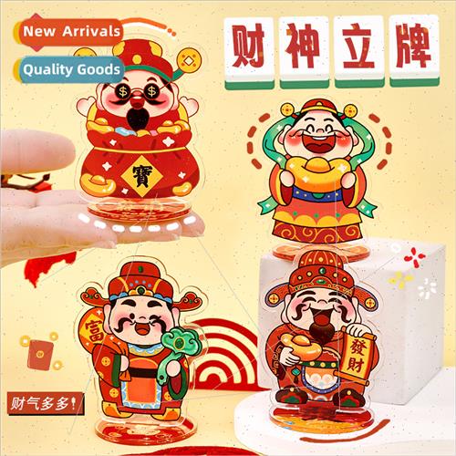 God Fortune Standing Plaque Creative Acrylic God Fortune Sta