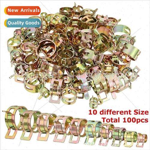 100PCS colorful zinc plated elastic hoop 6-22mm Japan metal
