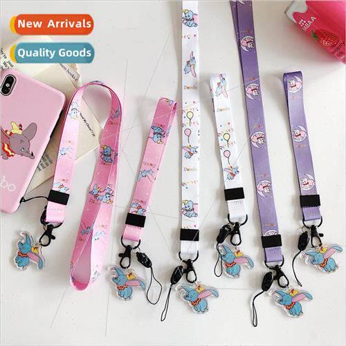 Cartoon Dumbo pendant pendant long wide cloth neck rope adju