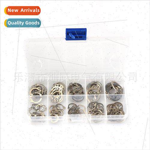 100pcs boxed elastic shaft clamping spring 304 Stainless cla