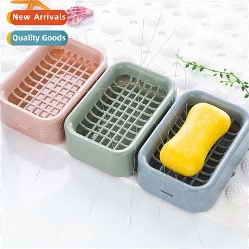 Double draining mesh soap box bathroom soap box not waterlog