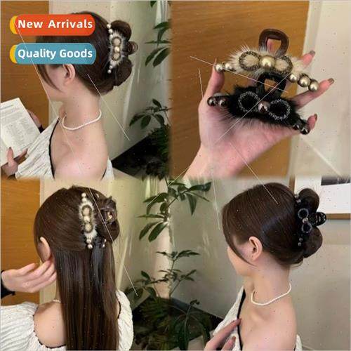 Goddess elegant fashion hair clip bow back head hair grip la