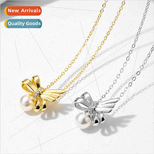 Korea new natural seawater pearl necklace Japan akoya fashio