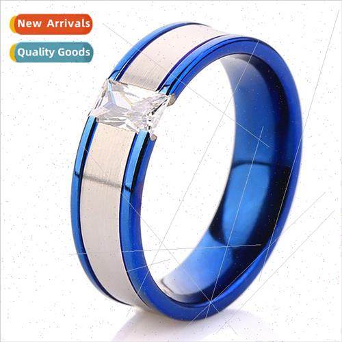 Europe tanium steel zirconium double layer blue tide men Sta