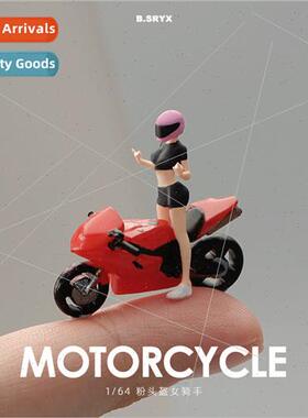 1/64 female knights miniature doll model villain resin handm