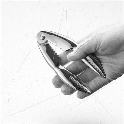 Crab eating tools适用home peeling crab pliers clamp eight pc