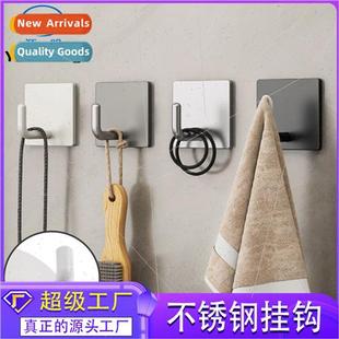 304 hooks hole-free bathroom coat hooks metal sticky hooks b