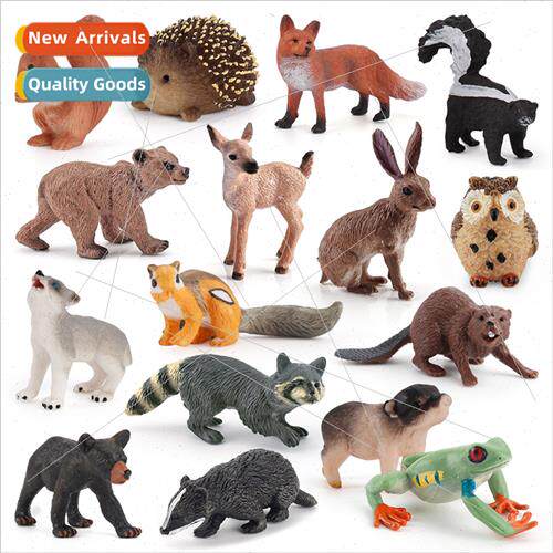 Squirrel Goldenrod Hedgehog Whe-tailed Deer Forest Animal Mo