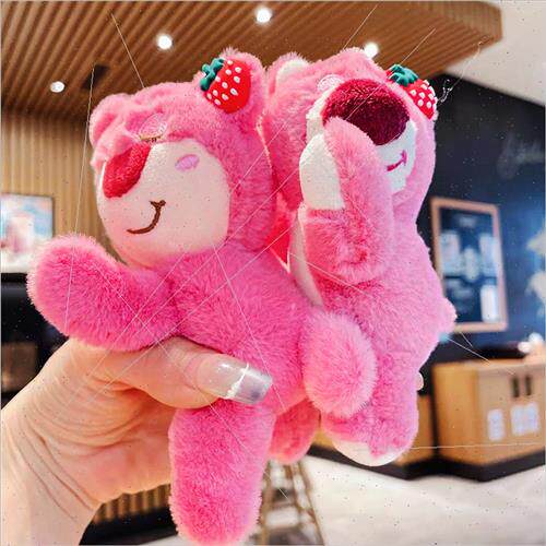 Plush toy bear doll keychain pendant cute dolls bags creativ