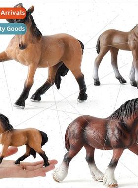 Animal model horse model clydesdale horse children toys orna