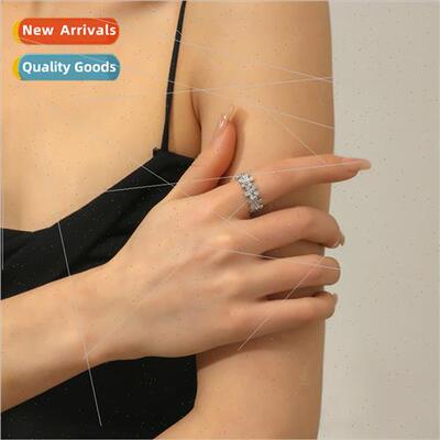 Korea fresh girl flower ring female opening adjustable coppe