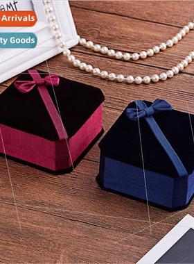 Fashion simple octagonal bow jewelry packaging bracelet box