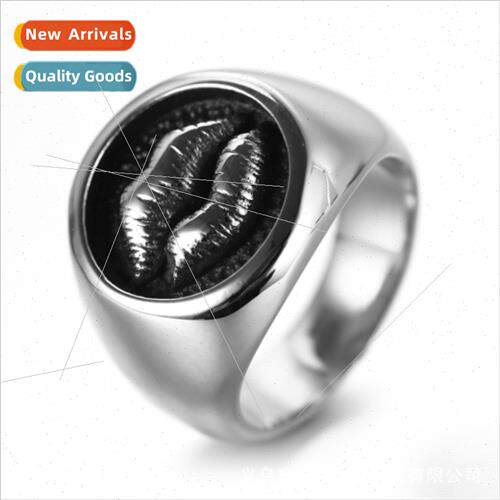 Sexy Mouth Rings Hip Hop ps Blackface Ring Jewelry