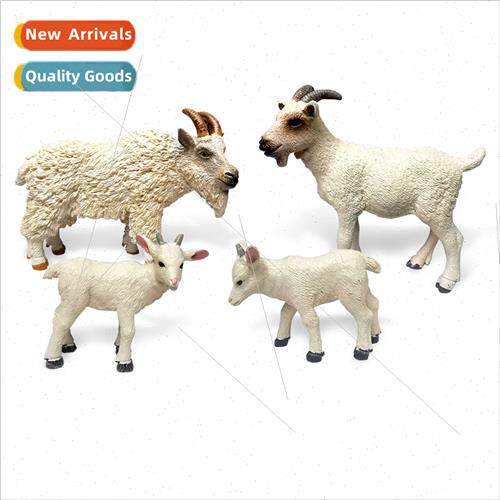 mulation small goat model desktop handmade wild grasslanimal