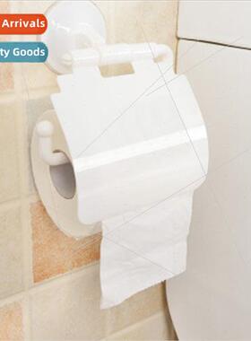 Wall suction cup paper roll holder bathroom bathroom storage
