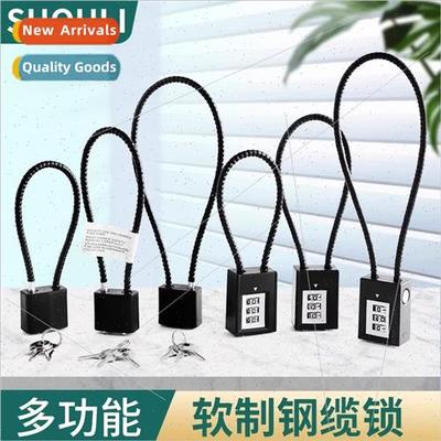Wire combination lock padlock steel cable anti-theft electri