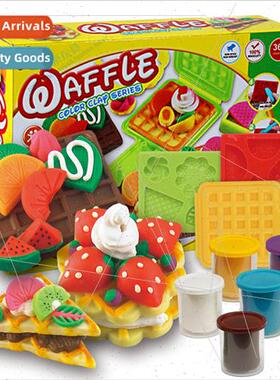 Medium size creative 3D color clay playdough fru food mold t