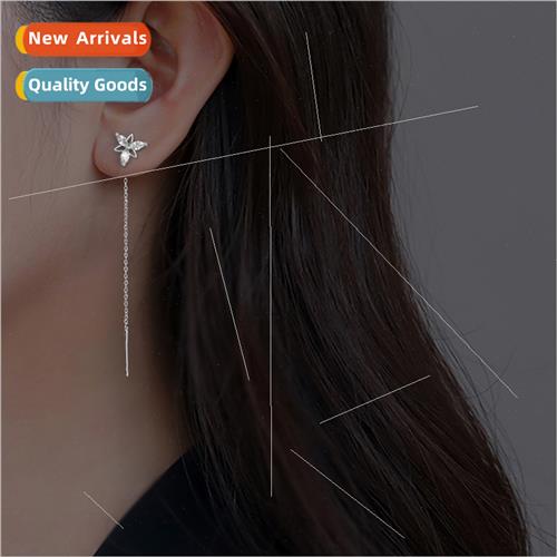 Fashion minimalist niche butterfly glter zirconia long tasse