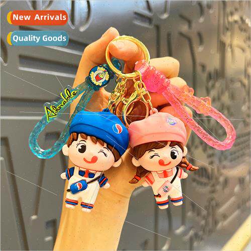 licone lick mouth boy cartoon bag charm key chain doll coupl