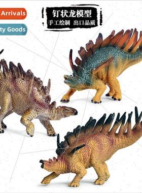 Static Solid Dinosaur Toys Spiked Stegosaurus Ken Long Spurr