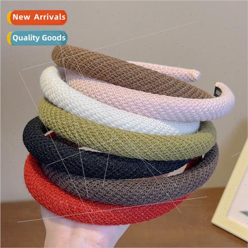 Fine edge textured knted hair bhairpin fall winter 2023 new