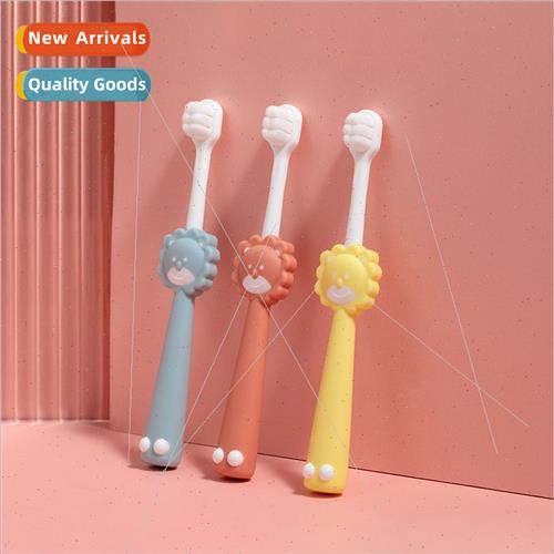 Cartoon lion children soft bristle toothbrush 2-12 years old