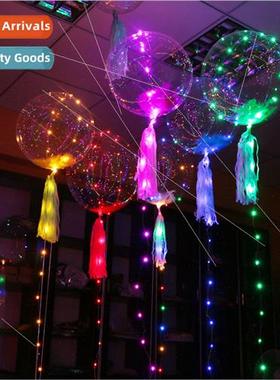 Balloon 18 inch transparent bobble ball glowing balloon birt
