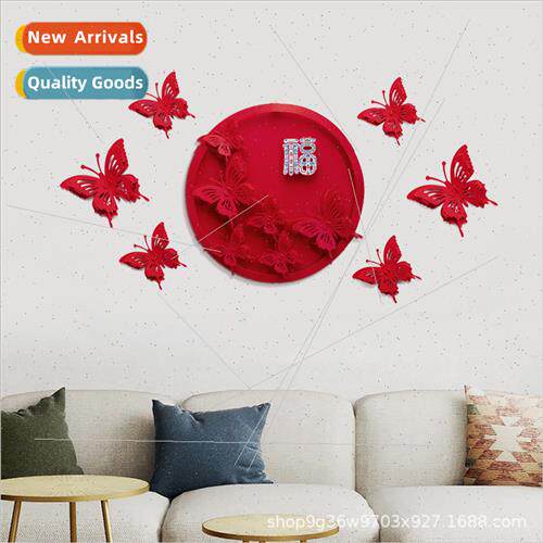 New Year decorations living room wall stickers glass sticker