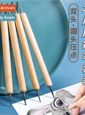 Color pencil indentation pen sketching flower embossing pen